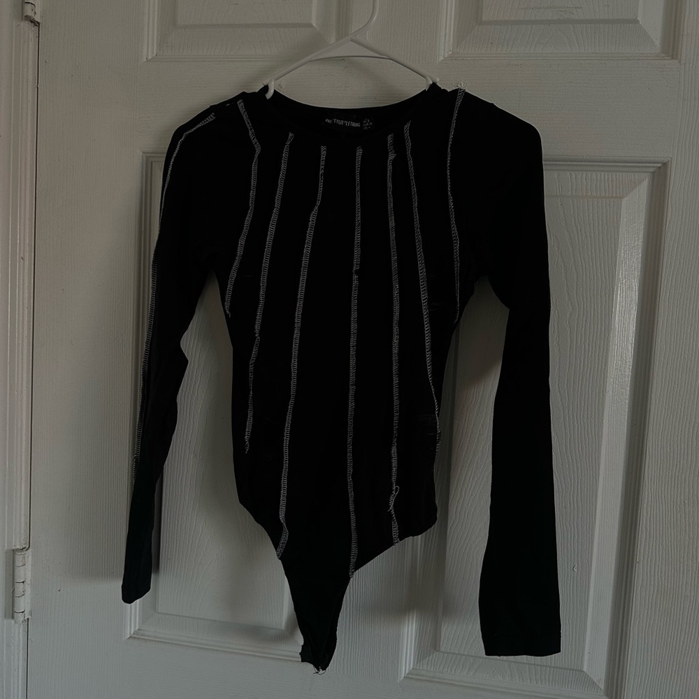 Black Long Sleeve Bodysuit